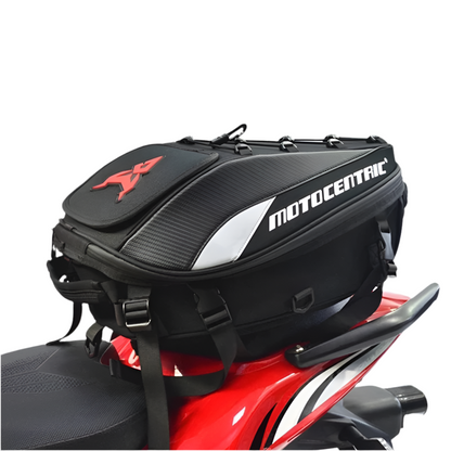 MotoCentric®️ HIGH CAPACITY MOTORCYCLE BACKPACK +  MULTI-FUNCTIONAL REAR SEAT BAG