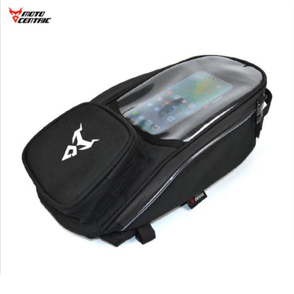 MotoCentric®️ UNIVERSAL WATERPROOF MOTORCYCLE TANK BAG WITH SMART PHONE TOUCHSCREEN STORAGE