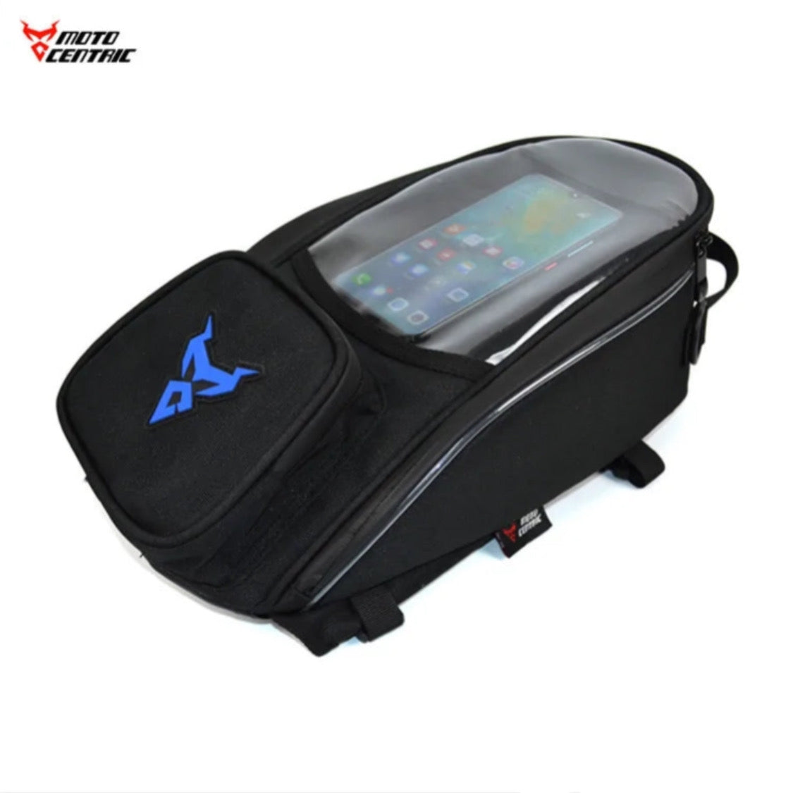 MotoCentric®️ UNIVERSAL WATERPROOF MOTORCYCLE TANK BAG WITH SMART PHONE TOUCHSCREEN STORAGE