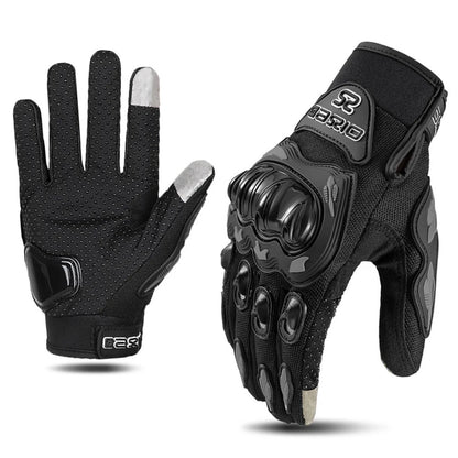 MotoCentric®️ HIGH IMPACT MOTORCYCLE GLOVES BLACK OR PINK