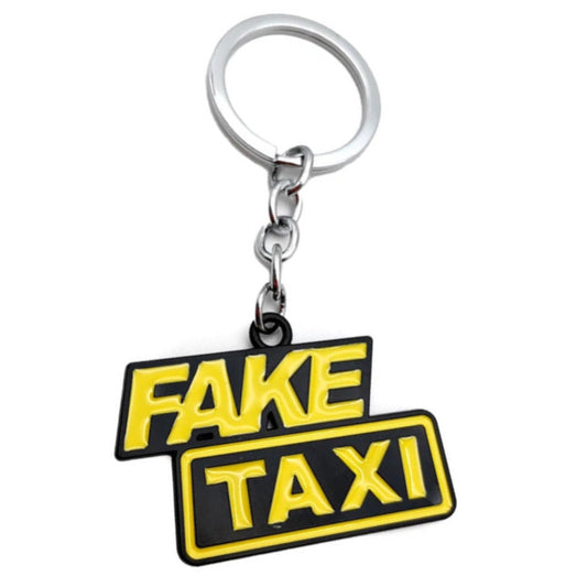 FAKE TAXI METAL KEY RING