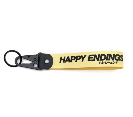 HAPPY ENDINGS TOW HOOK KEY TAG