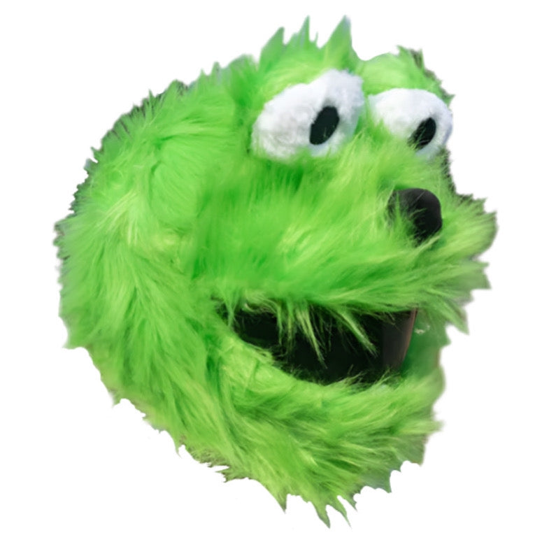 FURRY COLLECTIVE MOTORCYCLE HELMET COVER “GREEN SCRUFF”