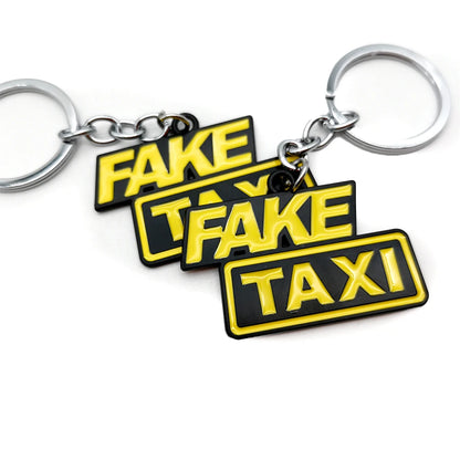 FAKE TAXI METAL KEY RING