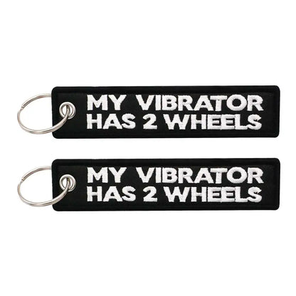 MY VIBRATOR HAS 2 WHEELS